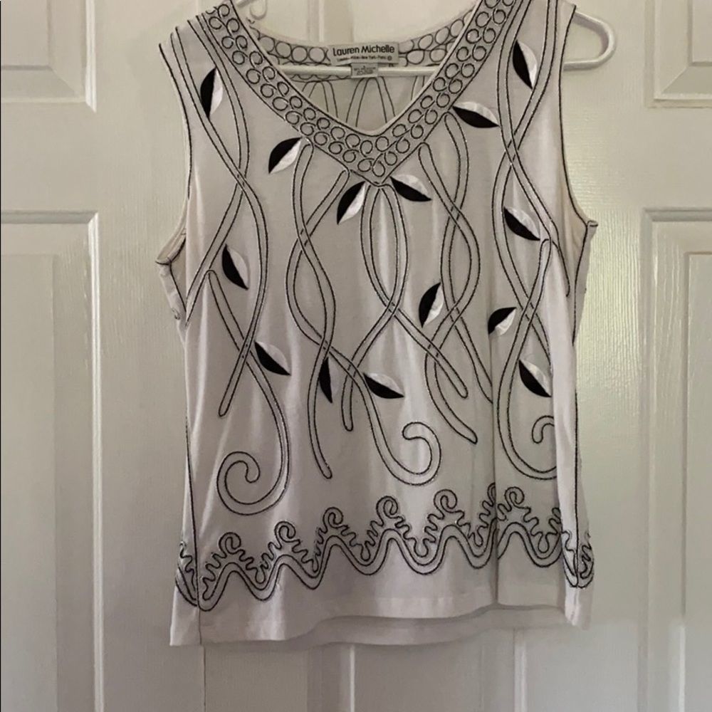 Lauren Michelle Embroidered Top